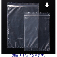伊藤忠リーテイルリンク ポケット付き チャック袋 A5 ZBP-8A5 1袋（100枚入）