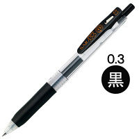 アスクル】 ボールペン替芯 サラサ単色用 JF-0.3mm芯 黒 10本 RJF3-BK 