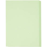 アスクル　カラーペーパー　厚口　ライトグリーン　A4　1冊（500枚入） オリジナル