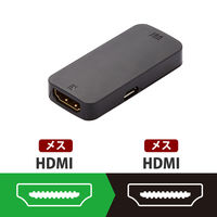 HDMI延長コネクタ リピーター 最大延長40m HDMI[メス] - HDMI[メス] AD-HDRP40 エレコム 1個