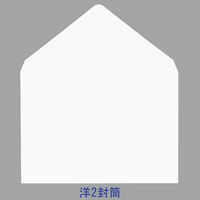 今村紙工　プリンタ対応　洋2封筒　白　AF-100　1箱（100枚入）