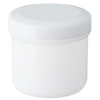 金鵄製作所 軟膏壺（定量型軟膏容器） 100mL ホワイト 1袋（20個入）