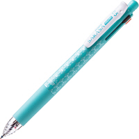 ゼブラ ゲルインク多色多機能ボールペン サラサマルチ 0.5mm 4色+シャープ グリーン軸 P-J4SA11-BG 2本 （直送品）