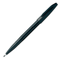 ぺんてる 水性ペン サインペン 黒 ポリシース入り XS520-AD 1セット（10本：5本×2袋）