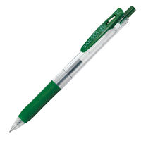 ゲルインクボールペン サラサクリップ 0.4mm ノック式 ビリジアン 緑 10本 JJS15-VIR ゼブラ