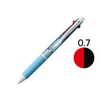 三菱鉛筆uni ジェットストリーム ボールペン 水色軸 2色 0.7mm SXE2-300-07 4本 　（直送品）