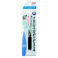 三菱鉛筆uni ジェットストリーム ボールペン 透明軸 2色 0.7mm SXE2-300-07 4本（直送品）