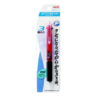 三菱鉛筆uni ジェットストリーム ボールペン 赤軸 3色 0.5mm SXE3-400-05 3本（直送品）