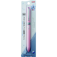 三菱鉛筆uni ジェットストリームF ボールペン シュガーピンク軸 3色 0.5mm SXE3-601-05 2本（直送品）