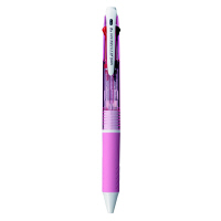 三菱鉛筆uni ジェットストリーム ボールペン ピンク軸 4色 0.7mm SXE4-500-07 2本（直送品）