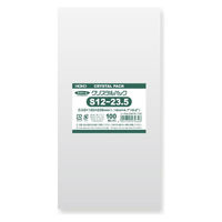 HEIKO クリスタルパック S12-23.5 横120×縦235mm 6751730 OPP袋 透明袋 1袋（100枚入） シモジマ