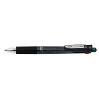 ZEBRA（ゼブラ） 多機能ボールペン サラサ 4色＋シャープペン 0.4mm 黒軸 J4SAS11-BK 1セット（2本）（直送品）
