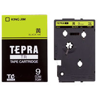 テプラ TEPRA TRテープ　カートリッジ 幅9mm 黄ラベル(黒文字) TC9Y 1個 キングジム