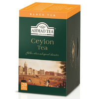 【 紅茶 ティーバッグ 】 AHMAD TEA (アーマッドティー） セイロン 1箱 20袋 ［ 英国ブランド 個包装］