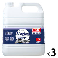 CHARMY Magica(チャーミーマジカ) 除菌+ プロフェッショナル 無香料 業務用詰替3.8L 1箱（3個入） ライオン