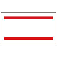 アスクル】サトー ハンドラベラーはりッ子用ラベル 赤2本線 1箱（5巻入 