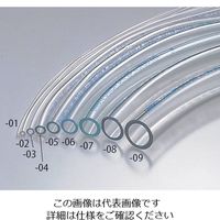 アズワン 透明PVCチューブ（ミリサイズ） φ3×φ5 1巻（25m） 6-8236-03（直送品）