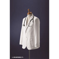 ヤギコーポレーション リゼルヴァ 医療白衣 長袖ドクタージャケット メンズ R2690 ホワイト S 1枚（取寄品）
