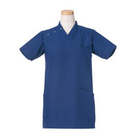 ヤギコーポレーション リゼルヴァ 医療白衣 半袖スクラブ ユニセックス R8497 ネイビー SS 1枚（取寄品）
