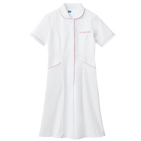 自重堂 ワンピース WH12000 ホワイトピンク（ホワイト×ピンク）（ホワイト×ピンク） S 医療白衣 1枚（取寄品）