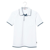 ヤギコーポレーション ユニフィット 介護ユニフォーム 半袖ポロシャツ ユニセックス NW8993 ホワイト SS 1枚（取寄品）