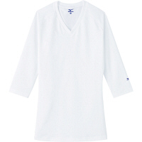 ミズノ ユナイト 医療白衣 アンダーウェア メンズ MZ0135 ホワイト M 1枚（取寄品）