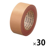 【ガムテープ】「現場のチカラ」 布テープ 重梱包用ストロング 0.30mm厚 50mm×25m 茶 アスクル 1箱（30巻入） オリジナル