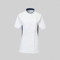トンボ トンボメディカル レディスチュニック CM032 ホワイト LL 医療白衣 1枚（取寄品）