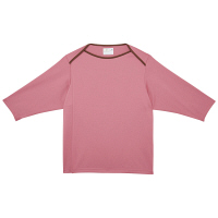 トンボ キラク 前開き検診用シャツ（男女兼用） CR845 ピンク M 検査衣（患者衣・検診衣） 1枚（取寄品）