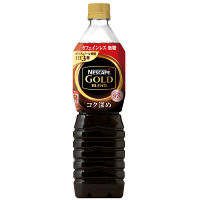 【ボトルコーヒー】ネスレ日本 ネスカフェ ゴールドブレンド コク深め　カフェインレス 無糖　900ml 1本