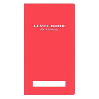 【測量野帳】レベルブック〈ブライトカラー〉赤 耐水タイプ 30枚 PP表紙 セ-Y31R 1冊 コクヨ