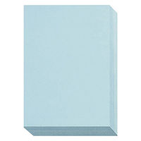 アスクル】オフィス用紙カラーR100 ブルー A4サイズ OFR100B-A4 1冊 