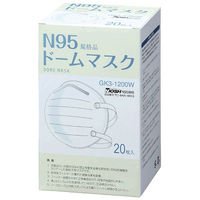 帝人フロンティア　N95ドームマスク　GK3-1200W　1箱（20枚入）