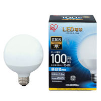 アイリスオーヤマ LED電球 ボール電球形 E26 100W相当 昼白色 LDG12N-G-10V4