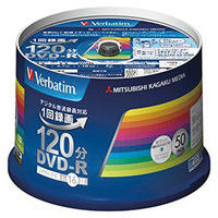 DVD-R（録画用）50枚スピンドル バーベイタム VHR12JP50V3 1箱（5パック250枚入）
