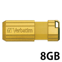 USBメモリー 8GB バーベイタム USB2.0対応 USBP8GVY2