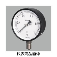 長野計器 普通形圧力計 最安 屋内 一般用 5％OFF φ60 直送品 立形 AA10-121-0.1MPA 1個