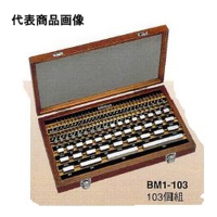 ミツトヨ（Mitutoyo） 1mmベース標準ゲージブロックセット BM1-103-1 516-943 1セット（直送品） - アスクル