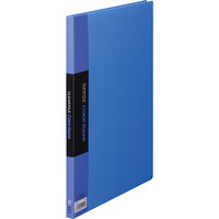キングジム クリアーファイルカラーベース（タテ入れ） A4タテ 20ポケット 青 1セット（30冊：10冊入×3箱）