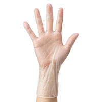 リーブル セレクトプラスチック手袋 パウダーフリー Mサイズ AS-11 1箱（100枚入）