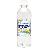 サンガリア 伊賀の天然水 強炭酸水レモン 500ml 1セット（48本）