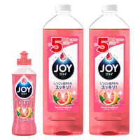 ＜LOHACO＞【特別価格】ジョイコンパクト ピンクグレープフルーツの香り 本体（190ml）+詰め替え（770ml×2） 1セット 食器用洗剤 P＆G画像