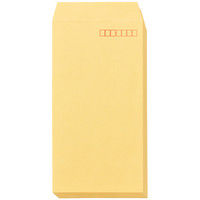 寿堂 コトブキ封筒（クラフト・サイド貼り）テープ付 長3〒枠あり 500枚（100枚×5パック）