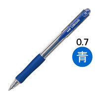 油性ボールペン VERY楽ノック 0.7mm 青 ノック式 SN-100ー07 三菱鉛筆uniユニ