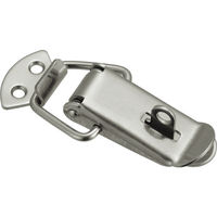 トラスコ中山（TRUSCO） TRUSCO パッチン錠 鍵穴付タイプ・スチール製 （4個入） P-20 1パック（4個） 232-8658（直送品）