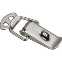 トラスコ中山（TRUSCO） TRUSCO パッチン錠 鍵穴付タイプ・スチール製 （4個入） P-21 1パック（4個） 232-8623（直送品）