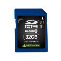 グリーンハウス UHS-I対応SDHCカード 32GB GH-SDHCUA32G（直送品）