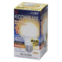 アイリスオーヤマ （ECOHiLUX）LED電球 広配光 調光 電球色相当 （485lm） LDA7L-G/D-V1（直送品）