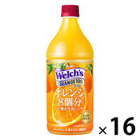 アサヒ飲料　ウェルチオレンジ100　800g　1セット（16本：8本入×2箱）
