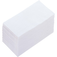イデシギョー　8つ折り　紙ナプキン　2PLY　白無地　1袋（50枚入）